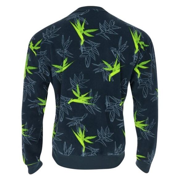 Adidas Oasis Crew Sweatshirt Artic Night Blue Medium NWT - Picture 8 of 8